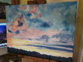 landscape1/sunset painting end of day 1